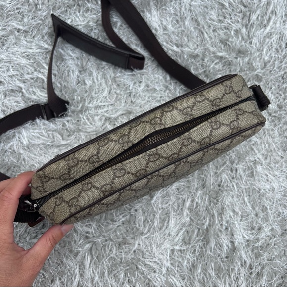 GUCCI GG SUPREME CANVAS PVC SHOULDER BAG MESSANGER BAG CROSSBODY - Picture 12 of 16